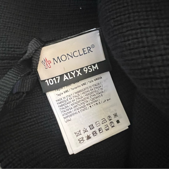 🖤NWT🖤 MONCLER Genius 1017 ALYX 9SM Beanie - Picture 5 of 9